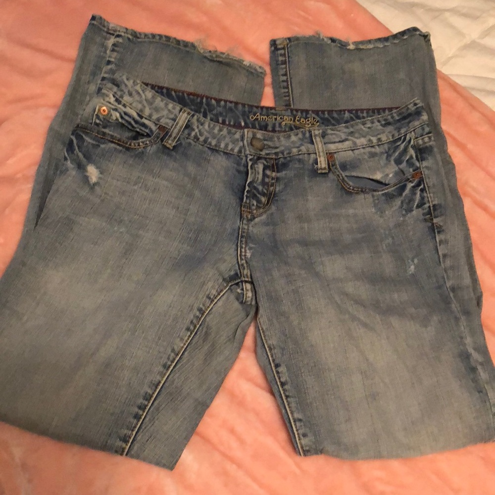 Hipster American Eagle Jeans - Light Wash